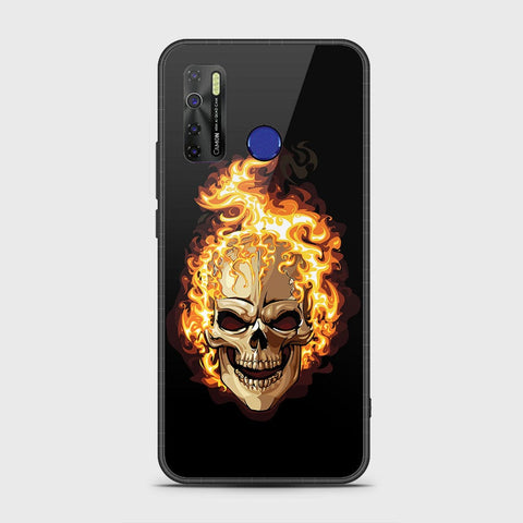 Infinix Hot 9 Pro Cover - Stellar Series - HQ Ultra Shine Premium Infinity Glass Soft Silicon Borders Case