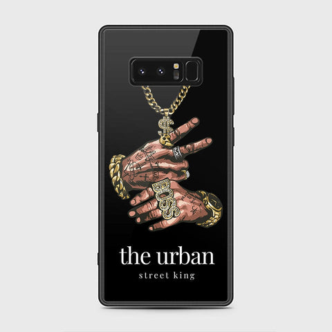 Samsung Galaxy Note 8 Cover - Stellar Series - HQ Ultra Shine Premium Infinity Glass Soft Silicon Borders Case (Fast Delivery)
