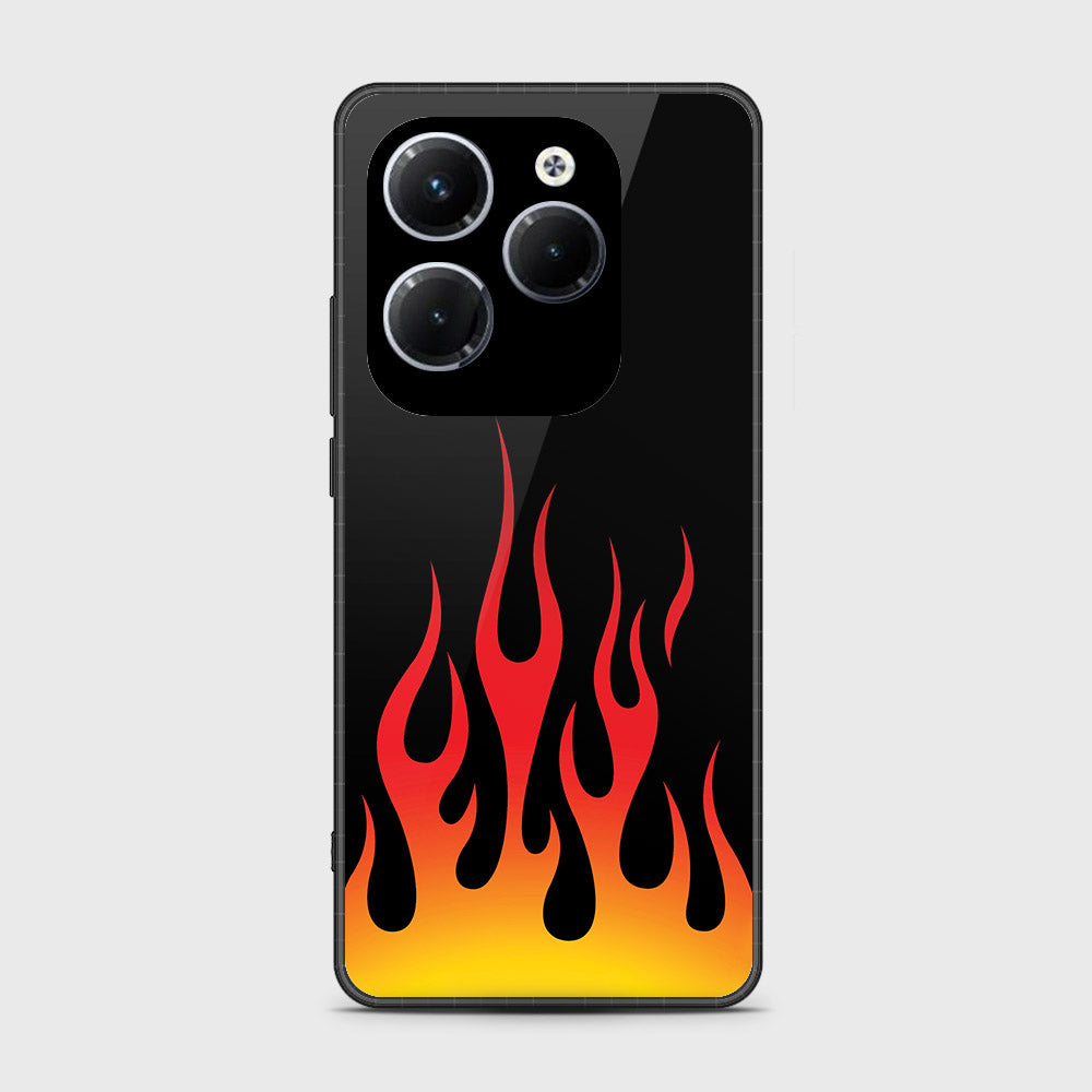 Infinix Hot 40 Pro Cover- Stellar Series - HQ Ultra Shine Premium Infinity Glass Soft Silicon Borders Case