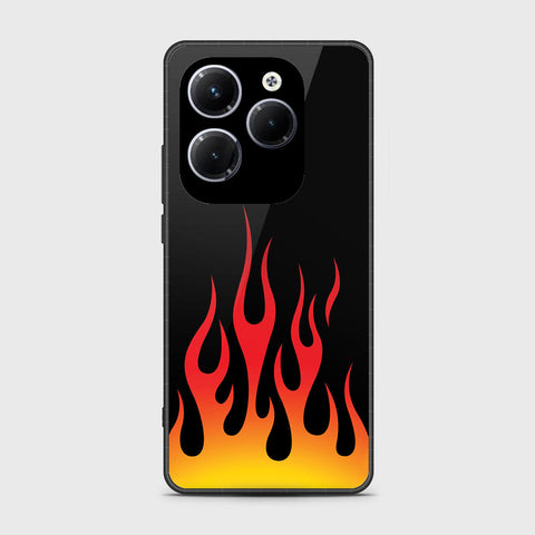 Infinix Hot 40 Pro Cover- Stellar Series - HQ Ultra Shine Premium Infinity Glass Soft Silicon Borders Case