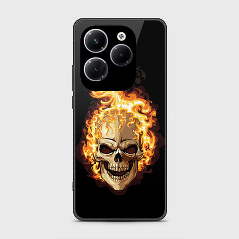 Infinix Hot 40 Pro Cover- Stellar Series - HQ Ultra Shine Premium Infinity Glass Soft Silicon Borders Case