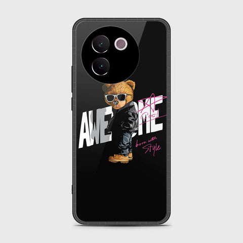 Vivo V30e Cover- Stellar Series - HQ Ultra Shine Premium Infinity Glass Soft Silicon Borders Case