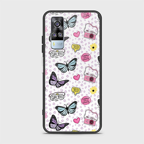 Vivo Y51a Cover - Vanilla Dream Series - HQ Ultra Shine Premium Infinity Glass Soft Silicon Borders Case