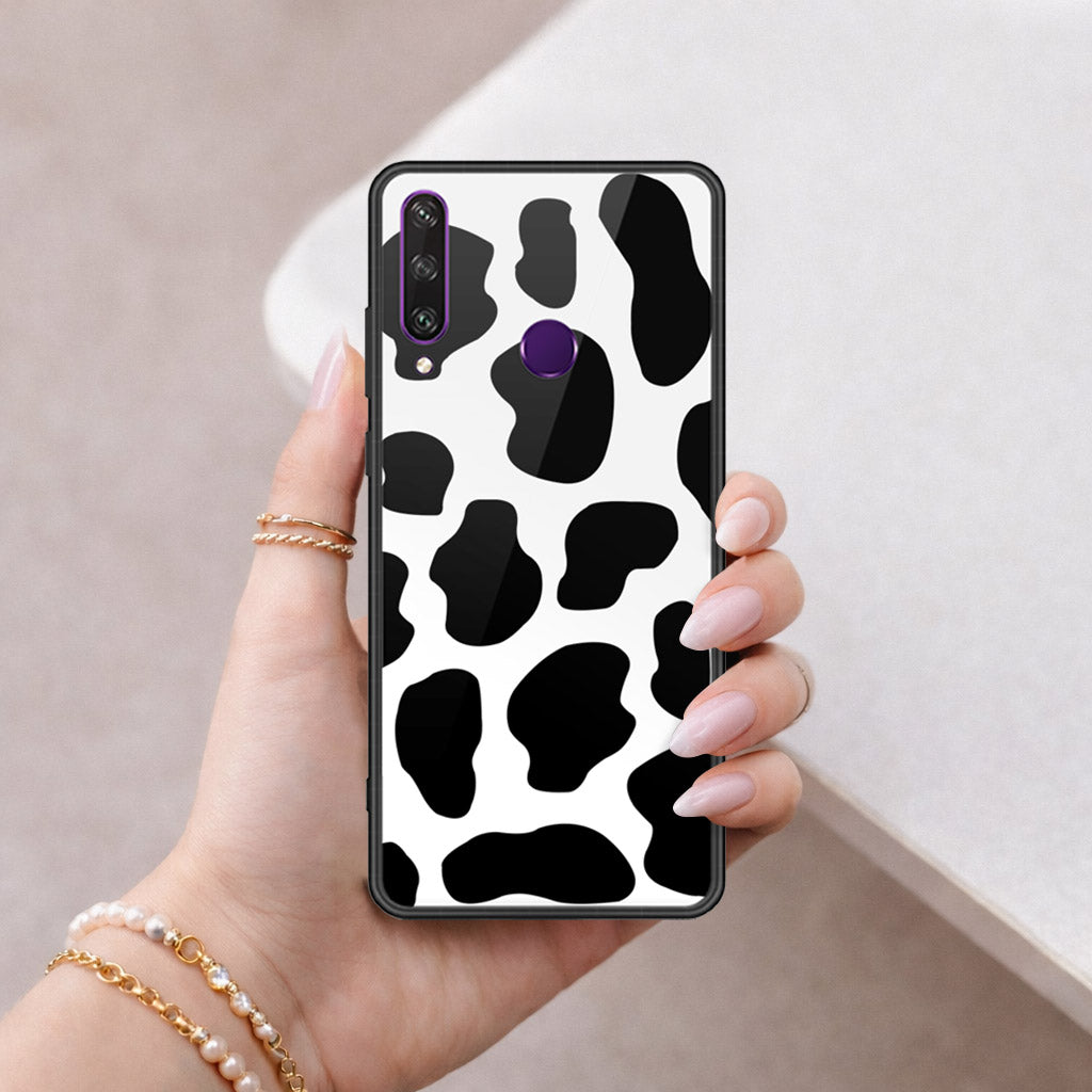 Huawei Y6p Cover - Vanilla Dream Series - HQ Ultra Shine Premium Infinity Glass Soft Silicon Borders Case