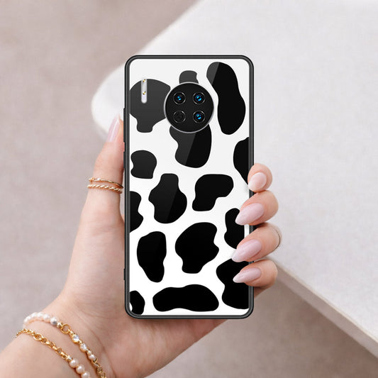 Huawei Mate 30 Cover - Vanilla Dream Series - HQ Ultra Shine Premium Infinity Glass Soft Silicon Borders Case
