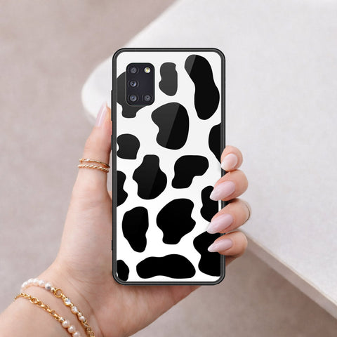 Samsung Galaxy A31 Cover - Vanilla Dream Series - HQ Ultra Shine Premium Infinity Glass Soft Silicon Borders Case