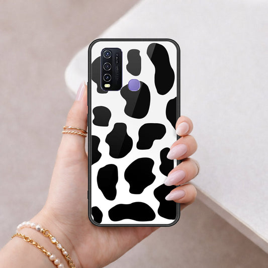 Vivo Y30 Cover - Vanilla Dream Series - HQ Ultra Shine Premium Infinity Glass Soft Silicon Borders Case