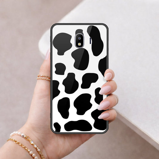 Samsung Galaxy J4 2018 Cover - Vanilla Dream Series - HQ Ultra Shine Premium Infinity Glass Soft Silicon Borders Case