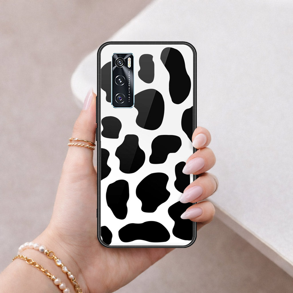 Vivo V20 SE Cover - Vanilla Dream Series - HQ Ultra Shine Premium Infinity Glass Soft Silicon Borders Case
