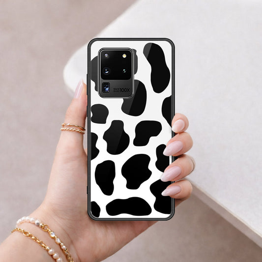 Samsung Galaxy S20 Ultra Cover - Vanilla Dream Series - HQ Ultra Shine Premium Infinity Glass Soft Silicon Borders Case