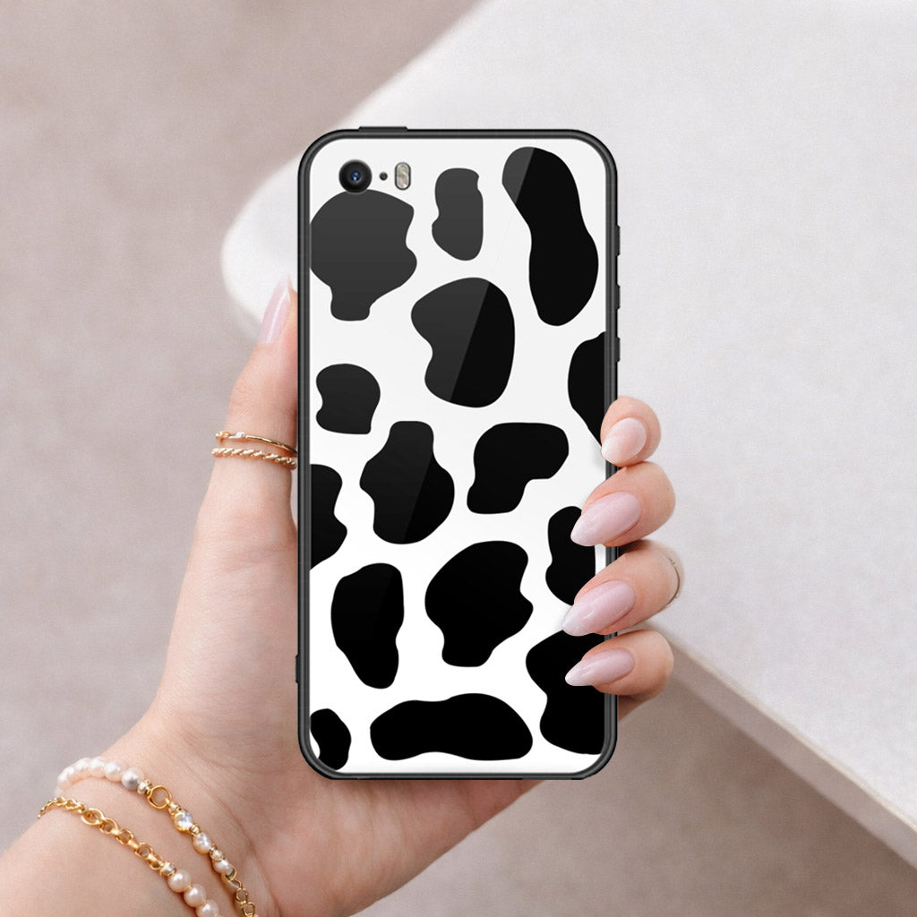 iPhone 5 Cover - Vanilla Dream Series - HQ Ultra Shine Premium Infinity Glass Soft Silicon Borders Case