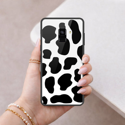 Samsung Galaxy A8 2018 Cover - Vanilla Dream Series - HQ Ultra Shine Premium Infinity Glass Soft Silicon Borders Case