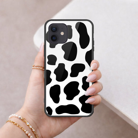 iPhone 12 Mini Cover - Vanilla Dream Series - HQ Ultra Shine Premium Infinity Glass Soft Silicon Borders Case