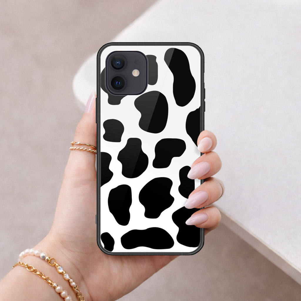 iPhone 12 - Vanilla Dream Series - HQ Ultra Shine Premium Infinity Glass Soft Silicon Borders Case