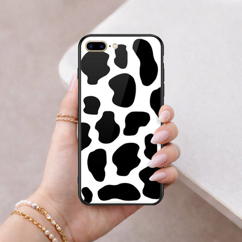 iPhone 8 Plus / 7 Plus - Vanilla Dream Series - HQ Ultra Shine Premium Infinity Glass Soft Silicon Borders Case