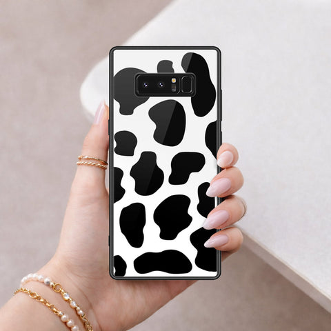 Samsung Galaxy Note 8 Cover - Vanilla Dream Series - HQ Ultra Shine Premium Infinity Glass Soft Silicon Borders Case