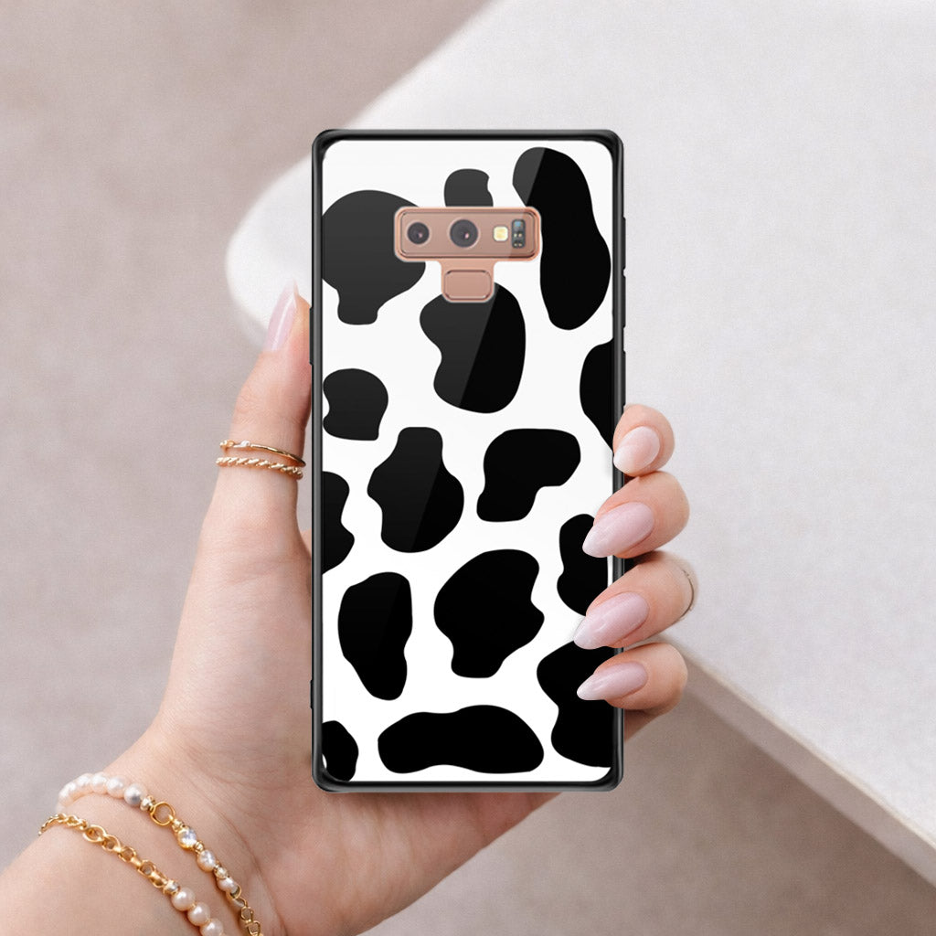 Samsung Galaxy Note 9 Cover - Vanilla Dream Series - HQ Ultra Shine Premium Infinity Glass Soft Silicon Borders Case