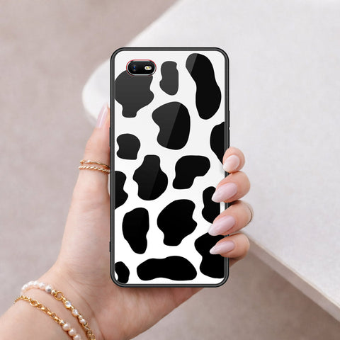 Oppo A1k Cover - Vanilla Dream Series - HQ Ultra Shine Premium Infinity Glass Soft Silicon Borders Case