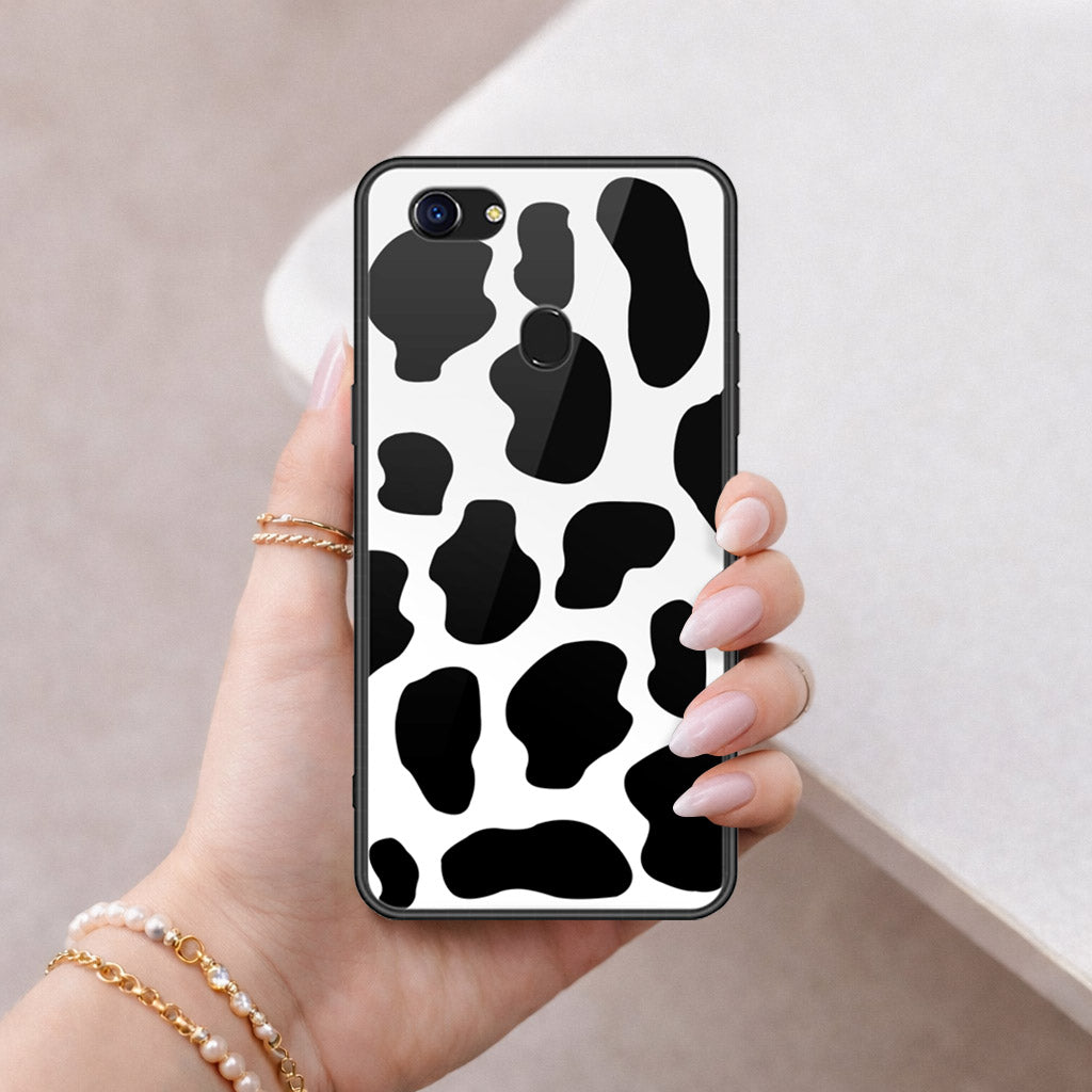 Oppo F5 Cover - Vanilla Dream Series - HQ Ultra Shine Premium Infinity Glass Soft Silicon Borders Case