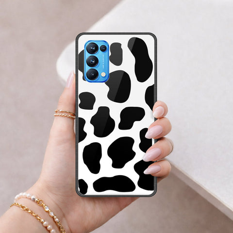 Oppo Reno 5 Pro 5G Cover - Vanilla Dream Series - HQ Ultra Shine Premium Infinity Glass Soft Silicon Borders Case