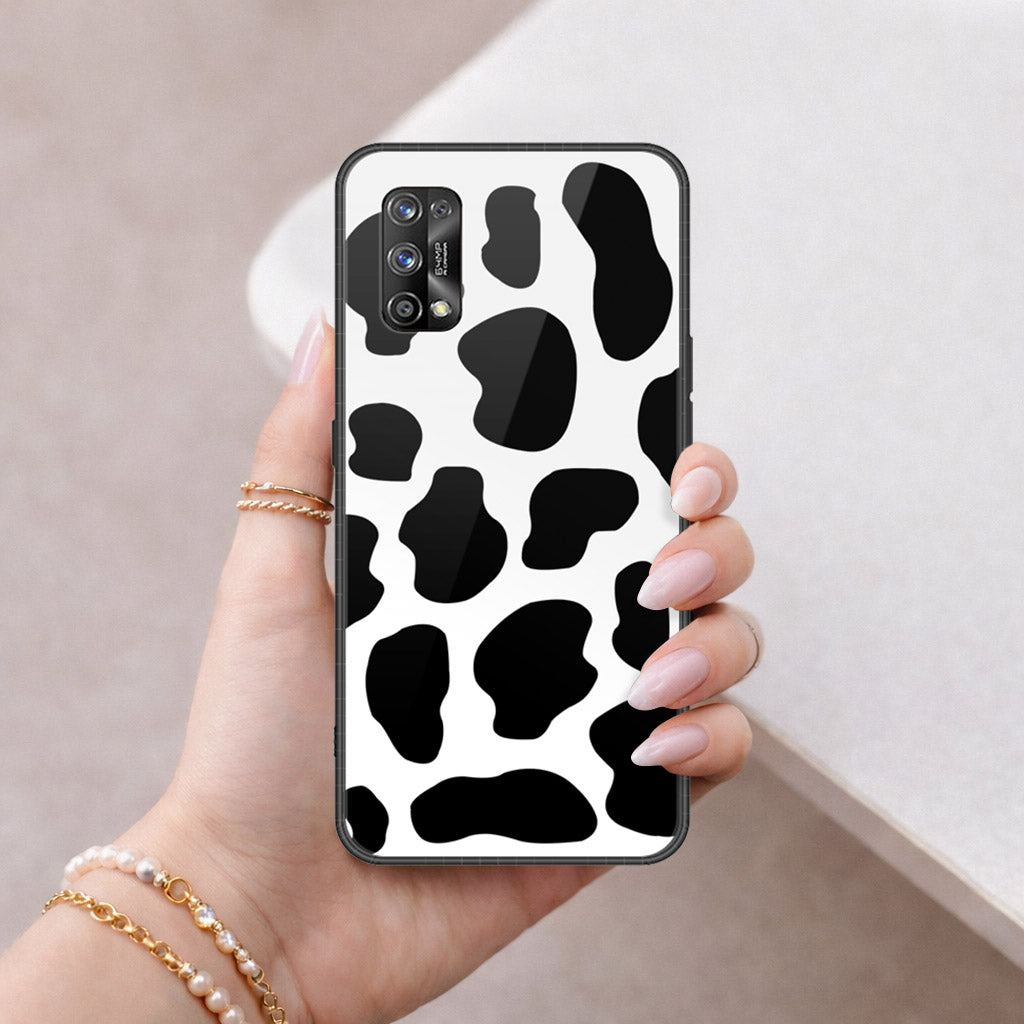 Realme 7 Pro Cover - Vanilla Dream Series - HQ Ultra Shine Premium Infinity Glass Soft Silicon Borders Case