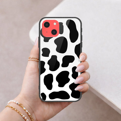 iPhone 13 Mini Cover - Vanilla Dream Series - HQ Ultra Shine Premium Infinity Glass Soft Silicon Borders Case