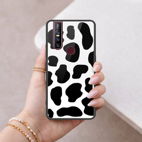 Vivo V15 Cover - Vanilla Dream Series - HQ Ultra Shine Premium Infinity Glass Soft Silicon Borders Case