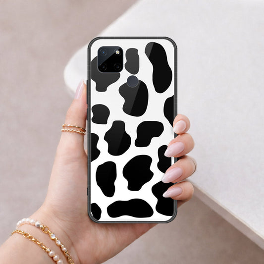 Realme C25Y Cover - Vanilla Dream Series - HQ Ultra Shine Premium Infinity Glass Soft Silicon Borders Case