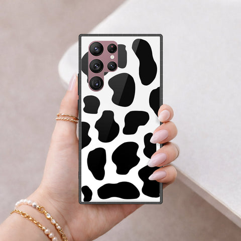 Samsung Galaxy S22 Ultra 5G Cover - Vanilla Dream Series - HQ Ultra Shine Premium Infinity Glass Soft Silicon Borders Case