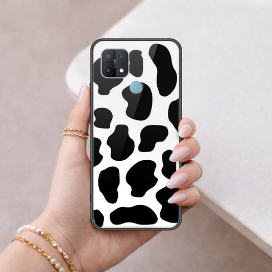 Oppo A15 Cover - Vanilla Dream Series - HQ Ultra Shine Premium Infinity Glass Soft Silicon Borders Case