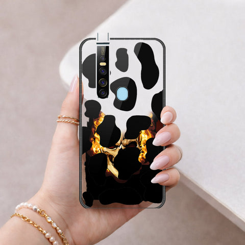 Tecno Camon 15 Premier Cover - Vanilla Dream Series - HQ Ultra Shine Premium Infinity Glass Soft Silicon Borders Case