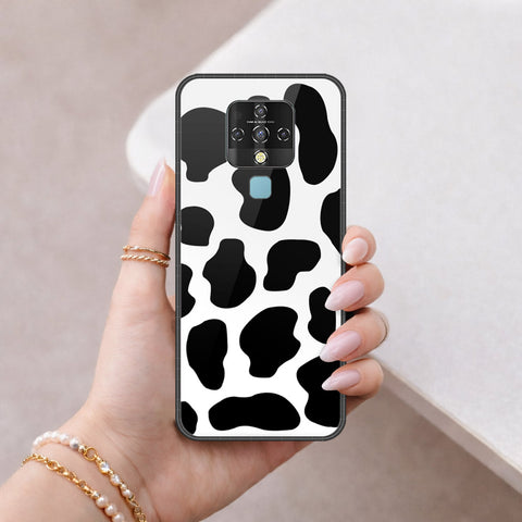 Tecno Camon 16 SE Cover - Vanilla Dream Series - HQ Ultra Shine Premium Infinity Glass Soft Silicon Borders Case