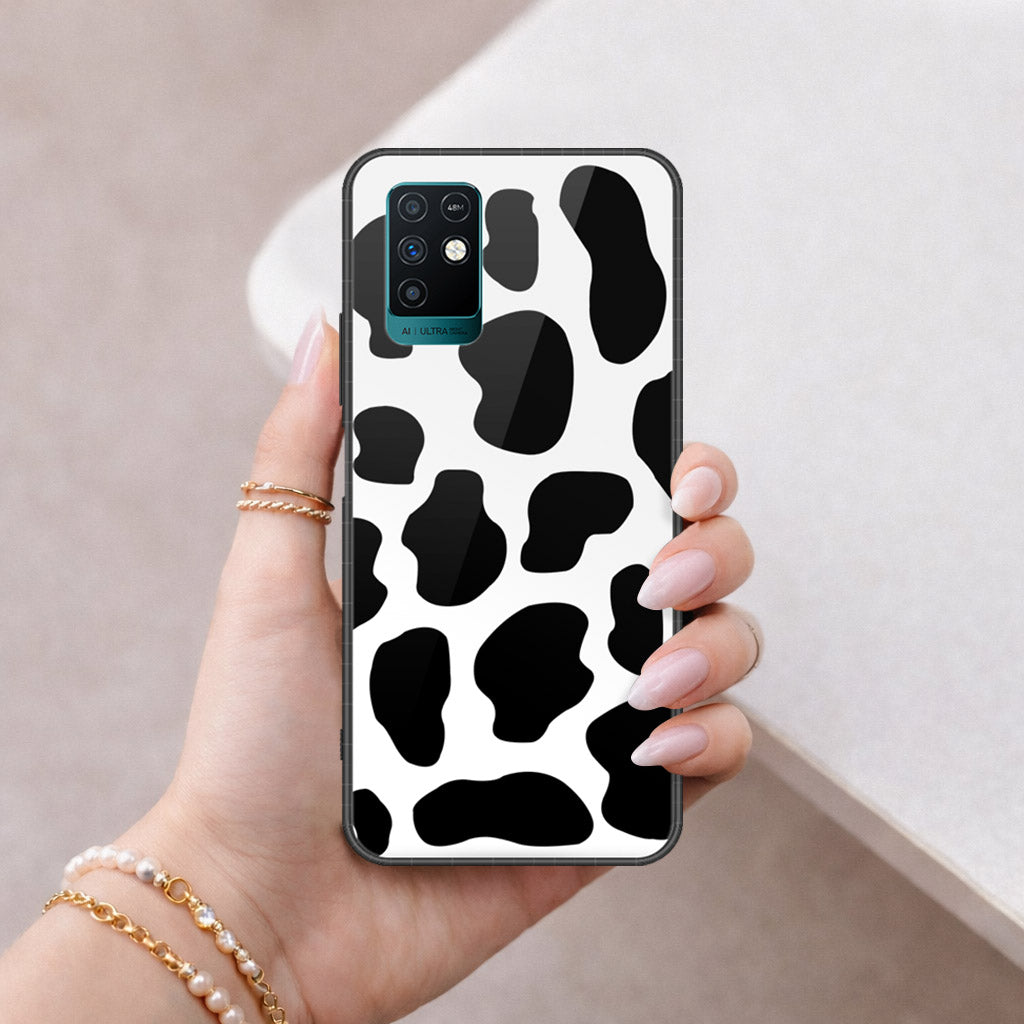 Infinix Note 10 Cover - Vanilla Dream Series - HQ Ultra Shine Premium Infinity Glass Soft Silicon Borders Case