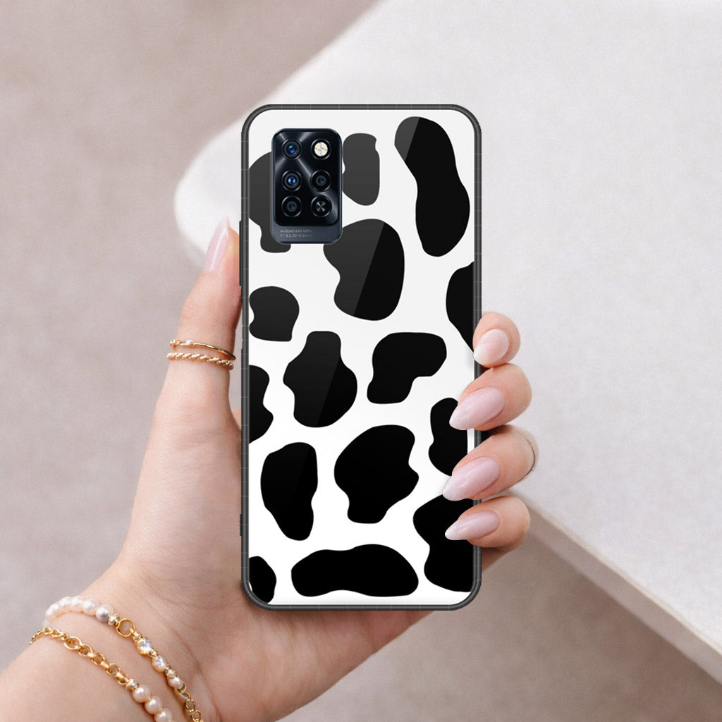 Infinix Note 10 Pro Cover - Vanilla Dream Series - HQ Ultra Shine Premium Infinity Glass Soft Silicon Borders Case