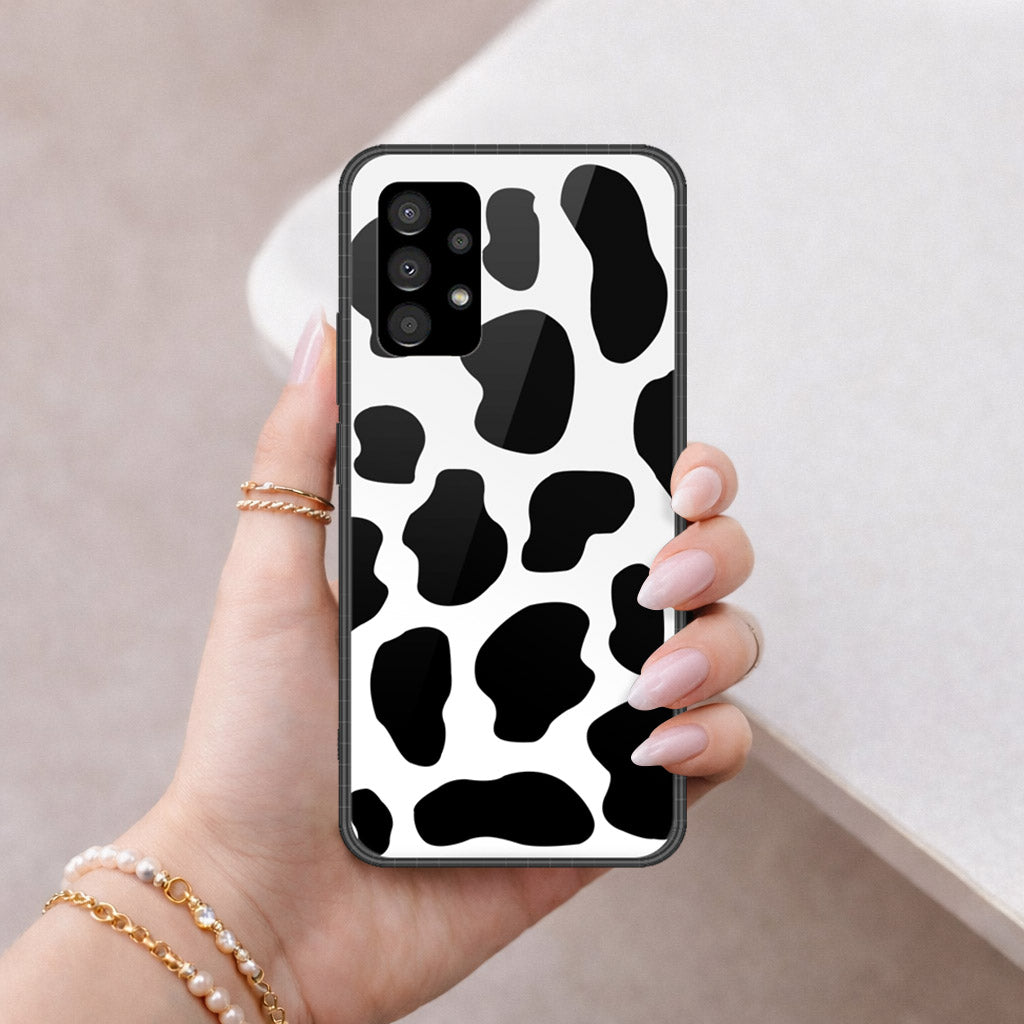 Samsung Galaxy A73 5G Cover - Vanilla Dream Series - HQ Ultra Shine Premium Infinity Glass Soft Silicon Borders Case