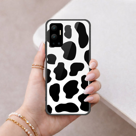 Infinix Hot 12 Cover - Vanilla Dream Series - HQ Ultra Shine Premium Infinity Glass Soft Silicon Borders Case