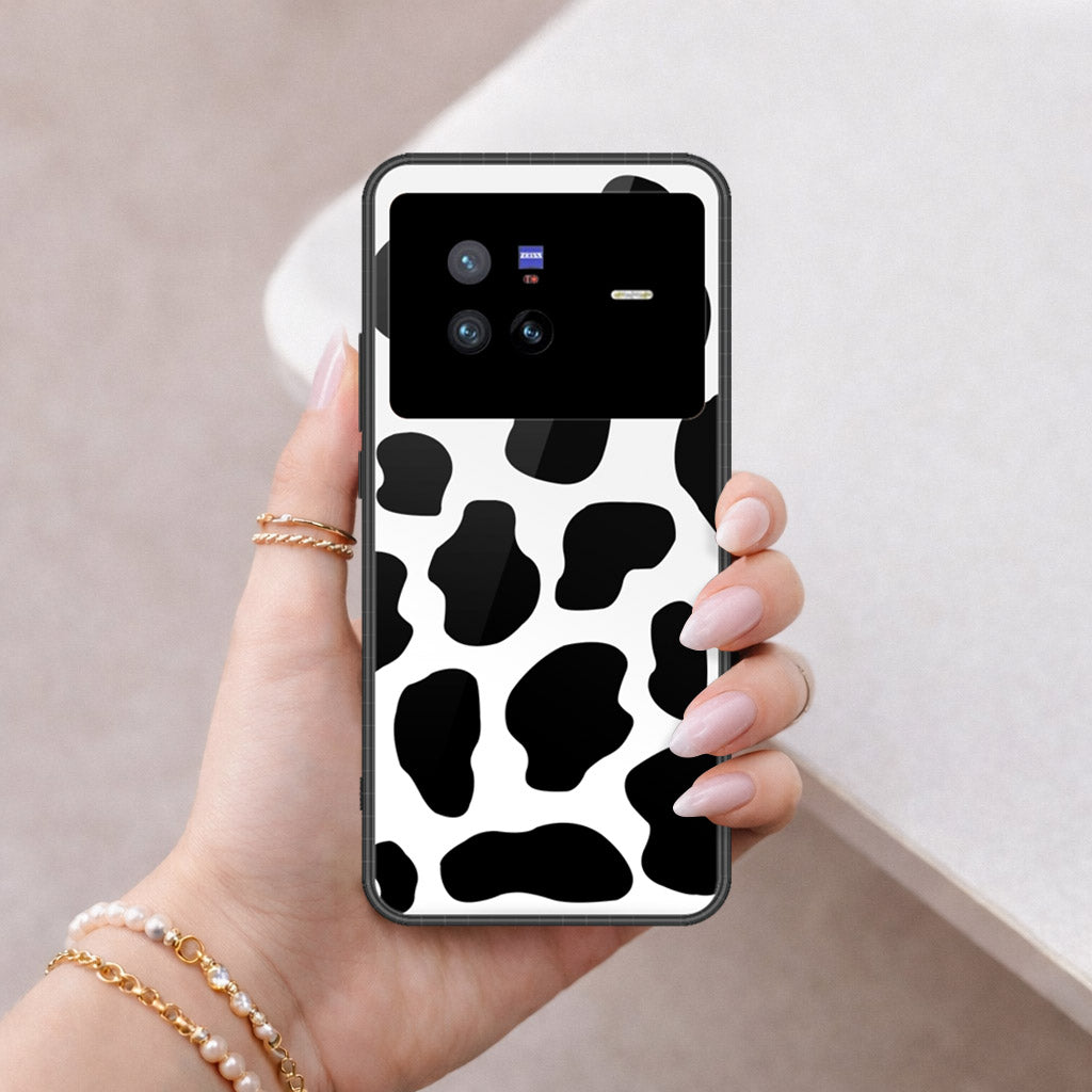 Vivo X80 Cover - Vanilla Dream Series - HQ Ultra Shine Premium Infinity Glass Soft Silicon Borders Case
