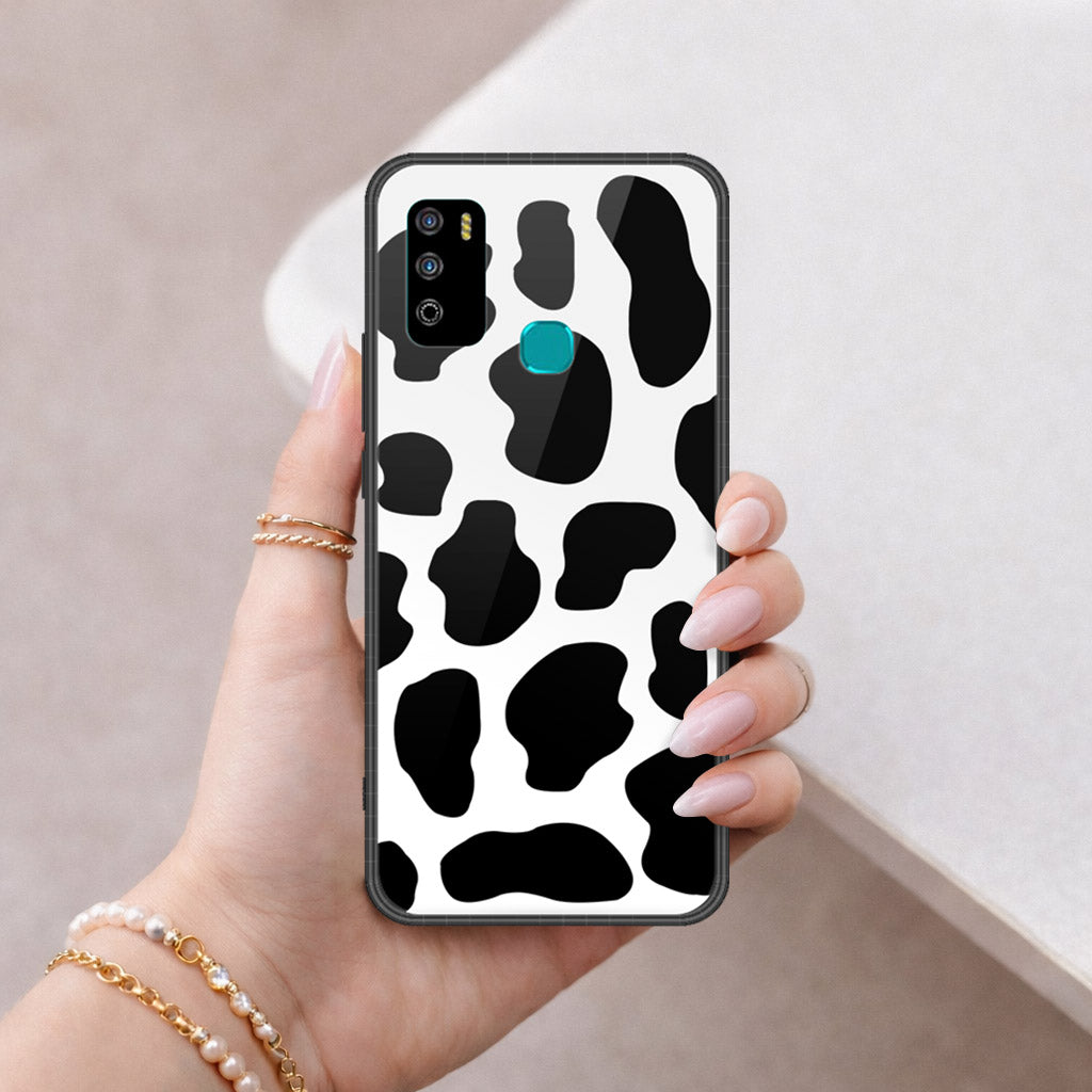 Infinix Hot 9 Play Cover - Vanilla Dream Series - HQ Ultra Shine Premium Infinity Glass Soft Silicon Borders Case