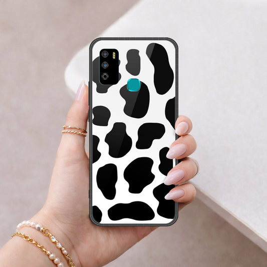 Infinix Hot 9 Play Cover - Vanilla Dream Series - HQ Ultra Shine Premium Infinity Glass Soft Silicon Borders Case