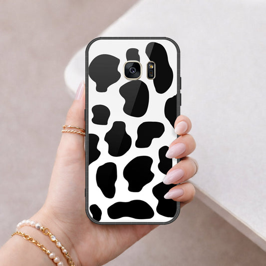 Samsung Galaxy S7 Cover - Vanilla Dream Series - HQ Ultra Shine Premium Infinity Glass Soft Silicon Borders Case