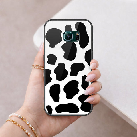 Samsung Galaxy S6 Edge Cover - Vanilla Dream Series - HQ Ultra Shine Premium Infinity Glass Soft Silicon Borders Case