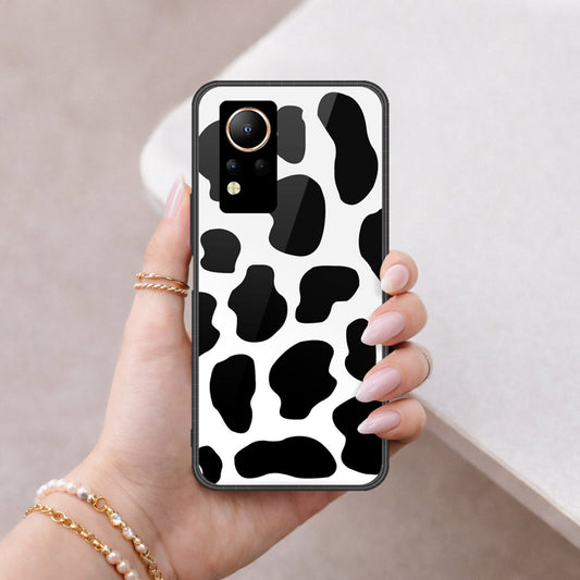 Infinix Note 12 Cover - Vanilla Dream Series - HQ Ultra Shine Premium Infinity Glass Soft Silicon Borders Case