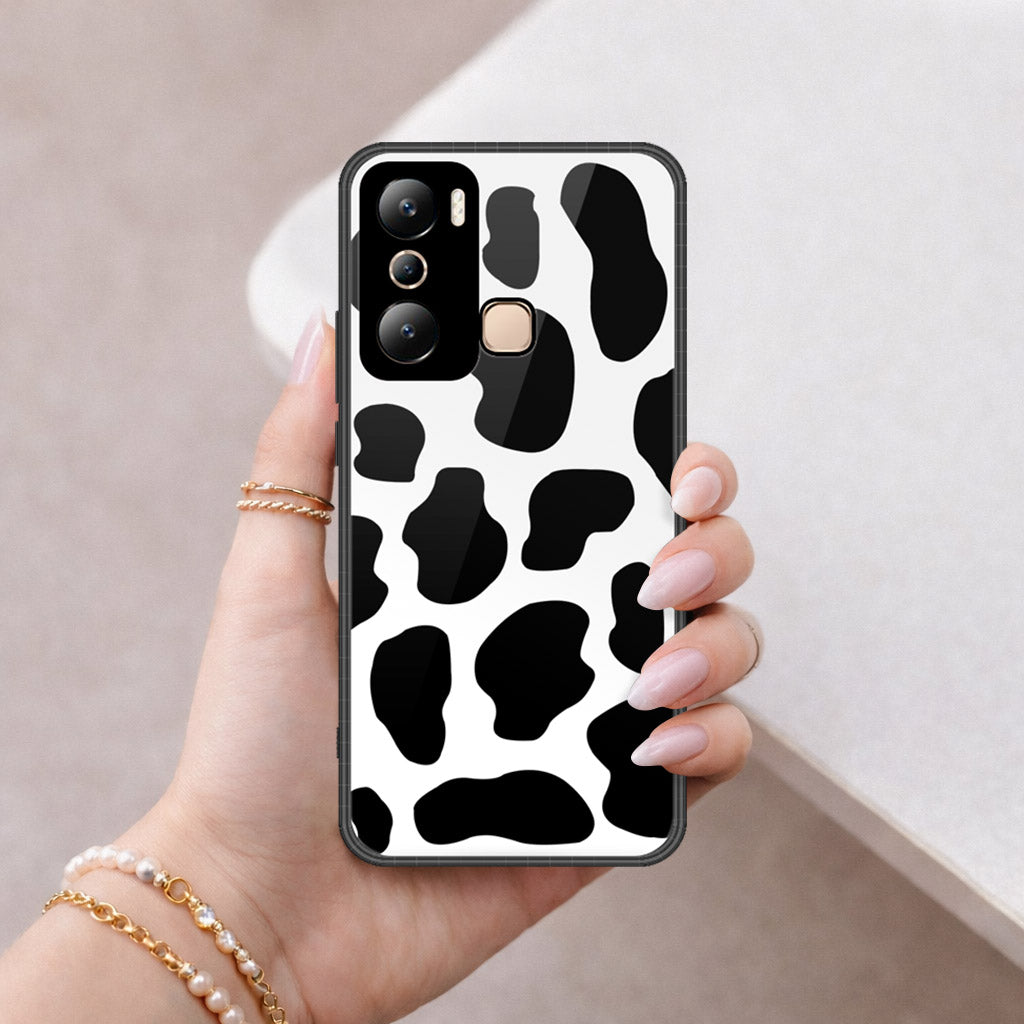 Infinix Hot 20i Cover - Vanilla Dream Series - HQ Ultra Shine Premium Infinity Glass Soft Silicon Borders Case