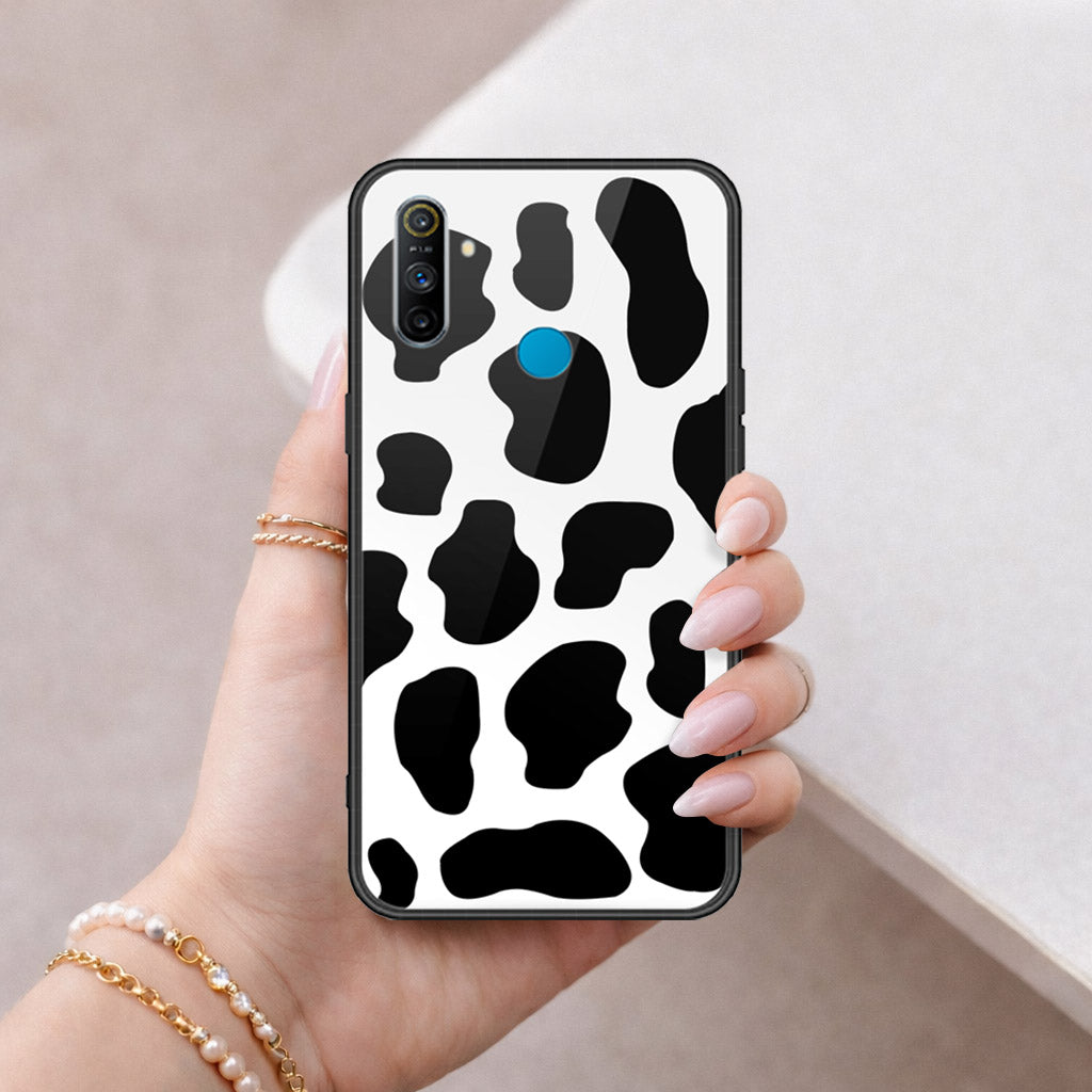 Realme 5s Cover - Vanilla Dream Series - HQ Ultra Shine Premium Infinity Glass Soft Silicon Borders Case