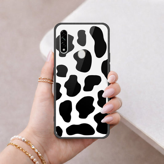 Oppo A31 Cover - Vanilla Dream Series - HQ Ultra Shine Premium Infinity Glass Soft Silicon Borders Case
