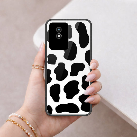 Vivo Y02 Cover - Vanilla Dream Series - HQ Ultra Shine Premium Infinity Glass Soft Silicon Borders Case