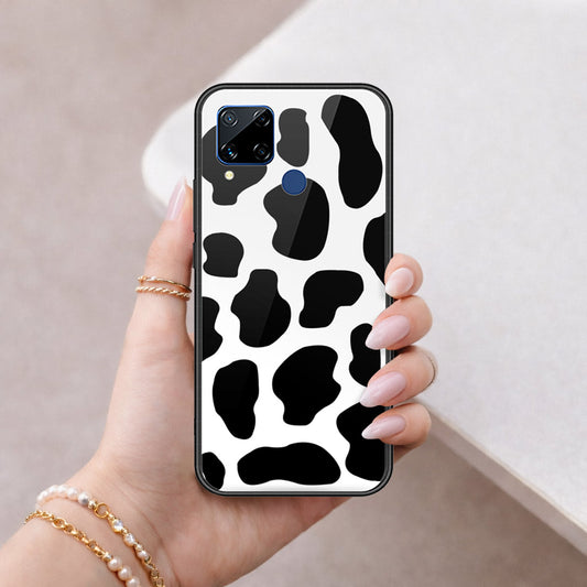 Realme C15 Cover - Vanilla Dream Series - HQ Ultra Shine Premium Infinity Glass Soft Silicon Borders Case