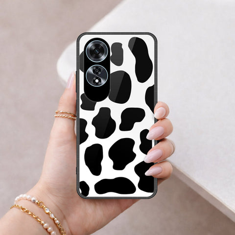 Oppo A60 Cover - Vanilla Dream Series - HQ Ultra Shine Premium Infinity Glass Soft Silicon Borders Case