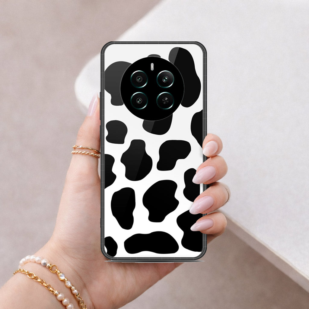 Realme 12 Plus Cover - Vanilla Dream Series - HQ Ultra Shine Premium Infinity Glass Soft Silicon Borders Case