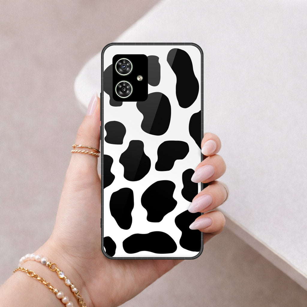 Motorola Moto G54 Cover - Vanilla Dream Series - HQ Ultra Shine Premium Infinity Glass Soft Silicon Borders Case